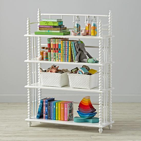 White Jenny Lind Bookcase
