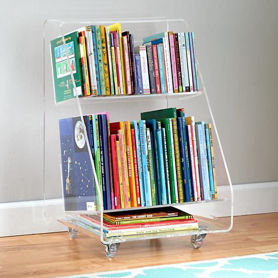 Now You See It Acrylic Bookcart
