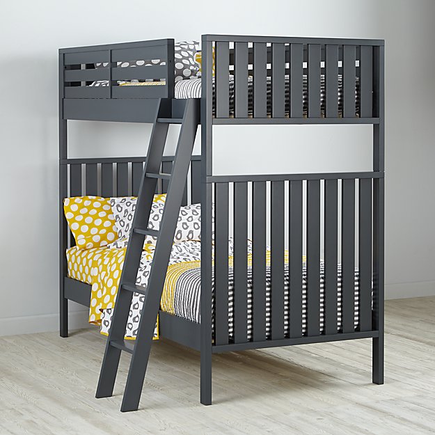 Cargo Charcoal Twin Bunk Bed