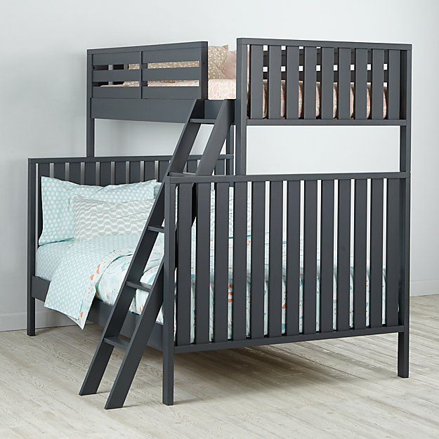 Cargo Charcoal Twin Over Full Bunk Bed