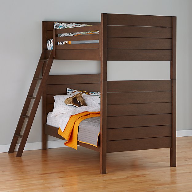 Uptown Brown Twin Bunk Bed