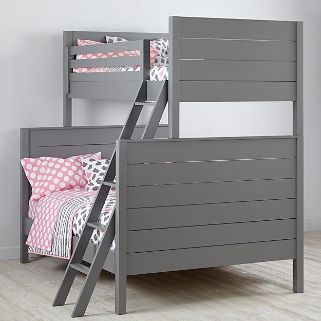 Uptown Twin-Over-Full Bunk (Grey)